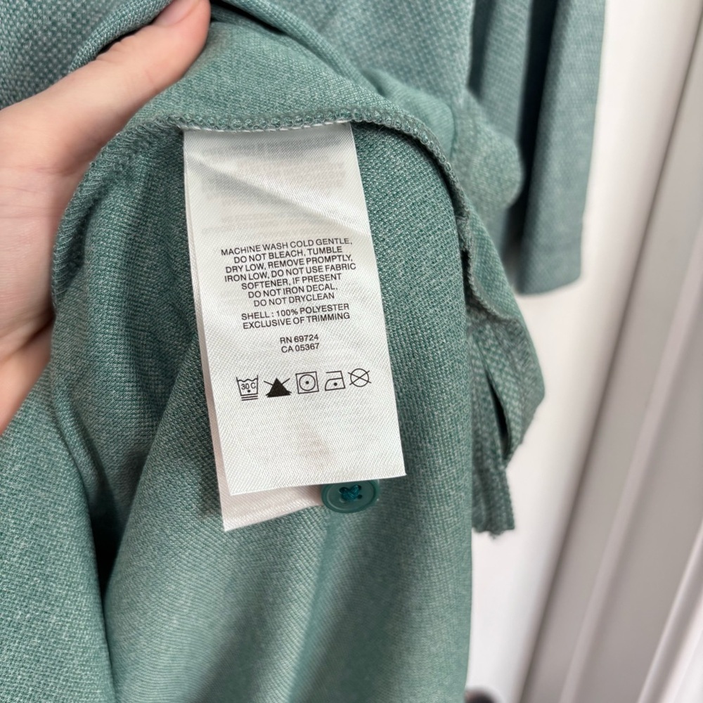 Green Omni-Shade Polo Shirt | Columbia 1X - Picture 7 of 9